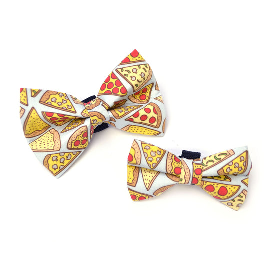 Pizza Dog Bow Tie