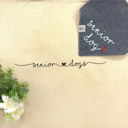 Love Senior Dogs Tote Bag