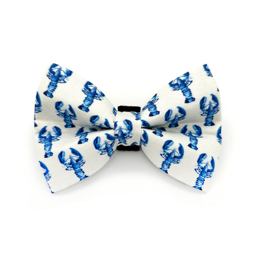 Blue Lobster Dog Bow Tie