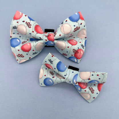 Barking in the USA Birthday dog bow tie