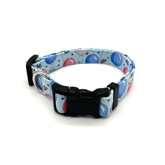 Barking in the USA Birthday Dog Collar 