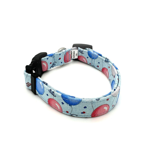 Barking in the USA Birthday Dog Collar 