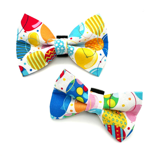 Birthday Balloons Dog Bow Tie