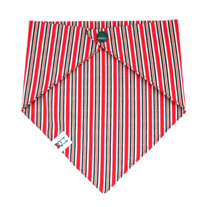 Candy Stripe Dog Bandana 
