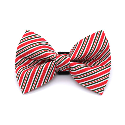 Candy Stripe Dog Bow Tie