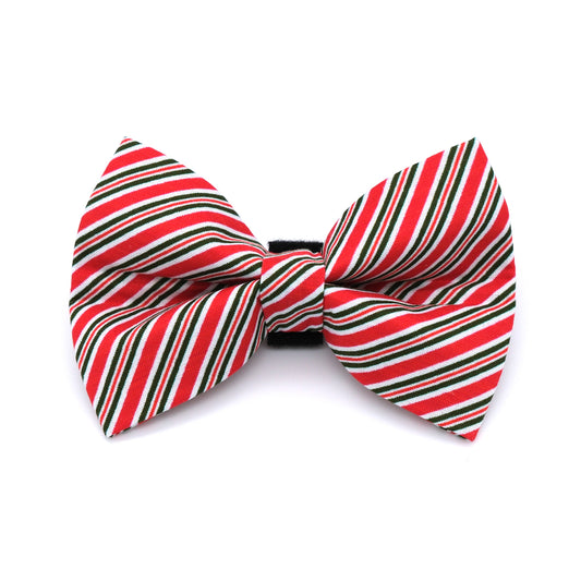 Candy Stripe Dog Bow Tie