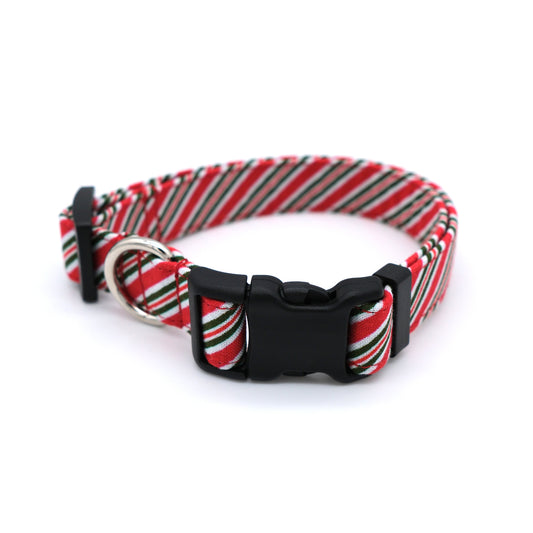 Candy Stripe Dog Collar 