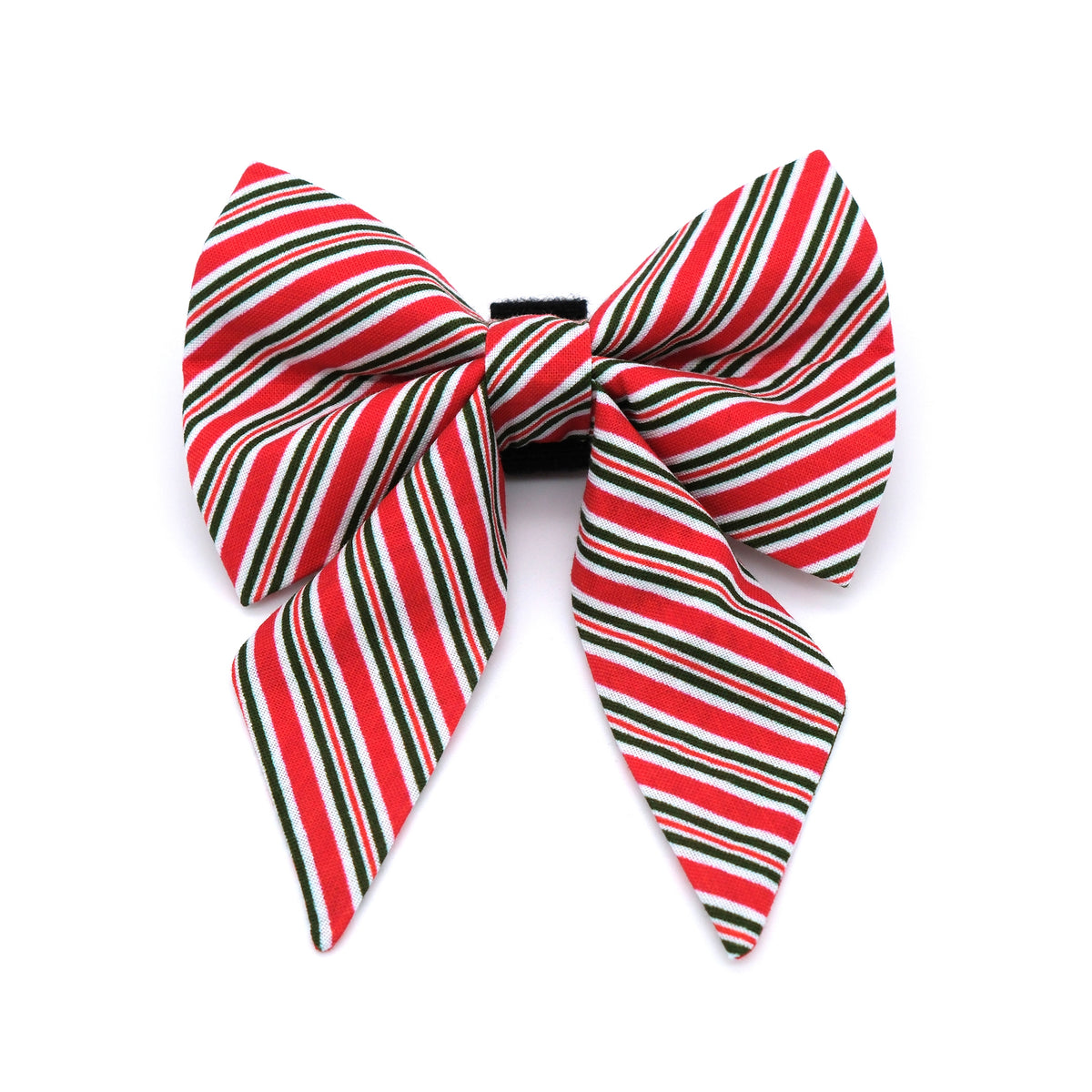 Candy Stripe Sailor Dog Bow