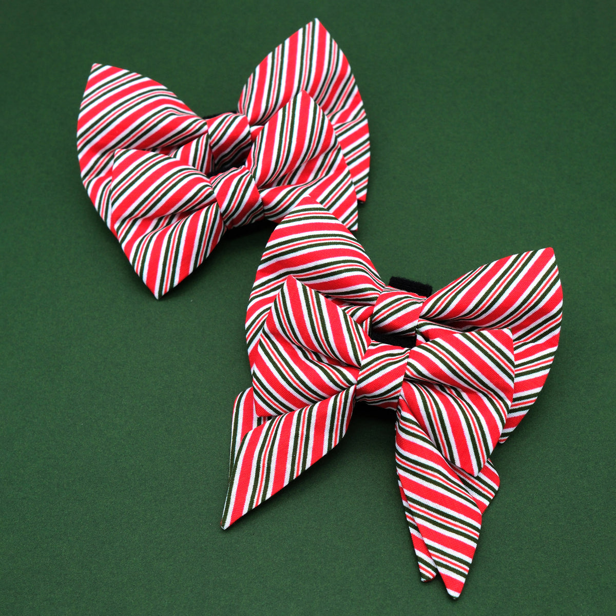 Candy Stripe Sailor Dog Bow
