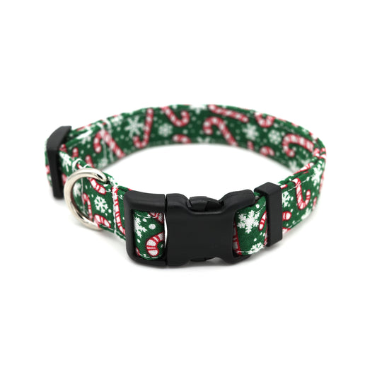 Candy Cane Dog Collar