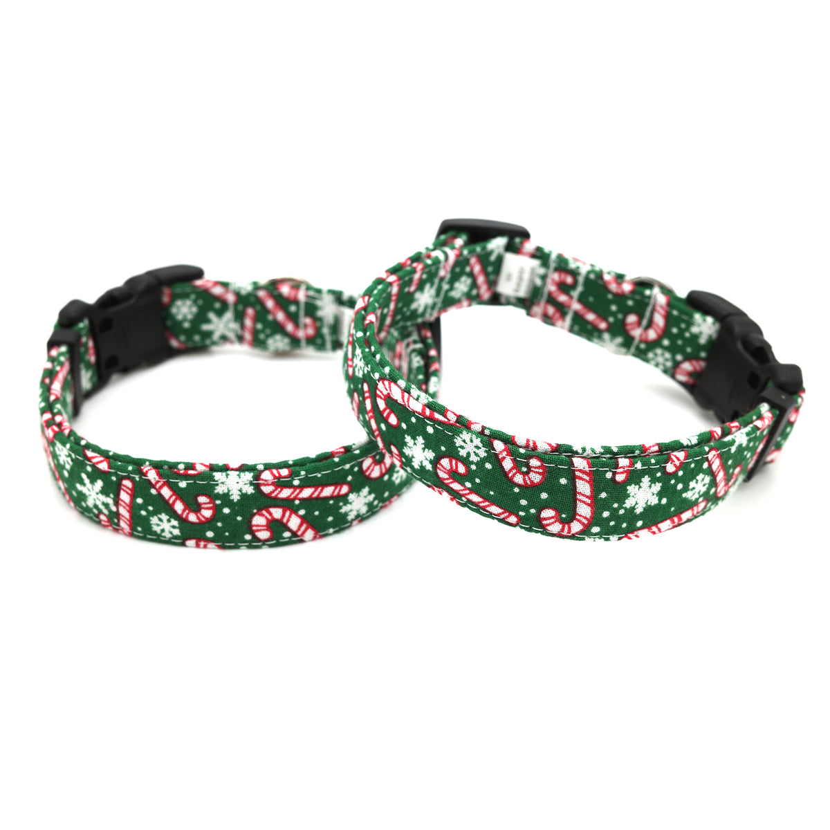 Candy Cane Dog Collar