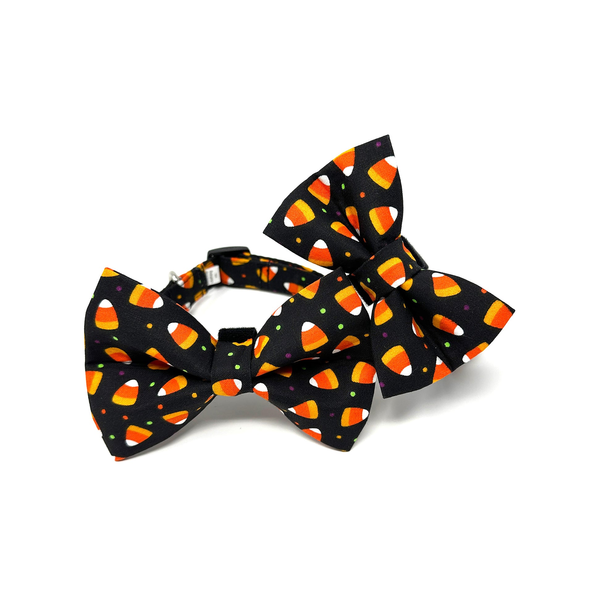 Candy Corn Halloween Dog Bow Tie
