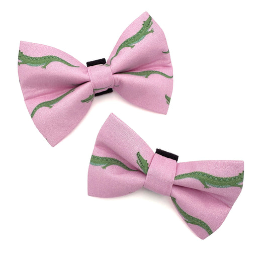 Crocodile Dog Bow Tie