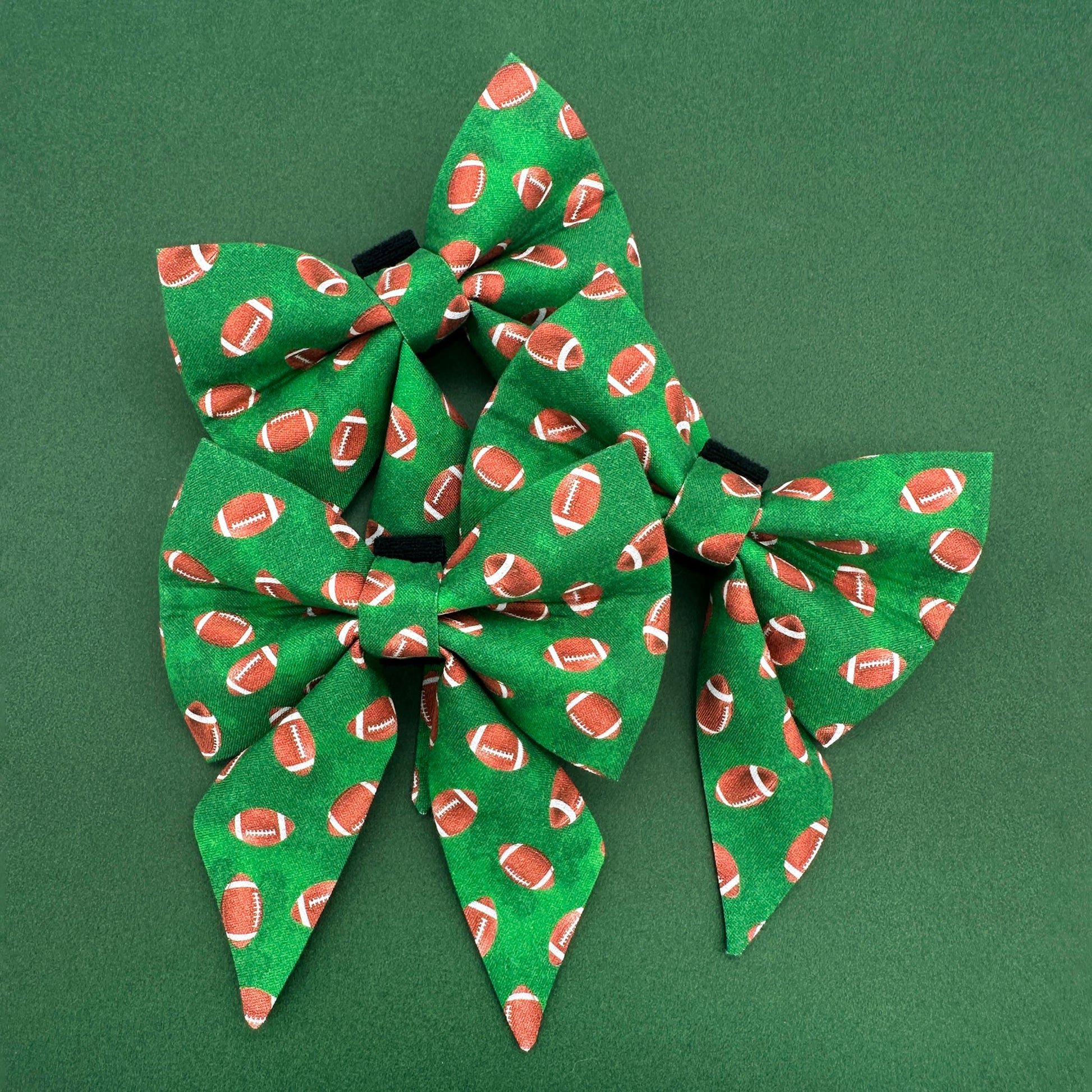 Football Sailor Dog Bow 