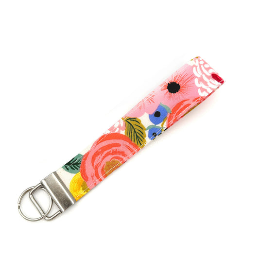 Floral Blossom Wristlet Keychain