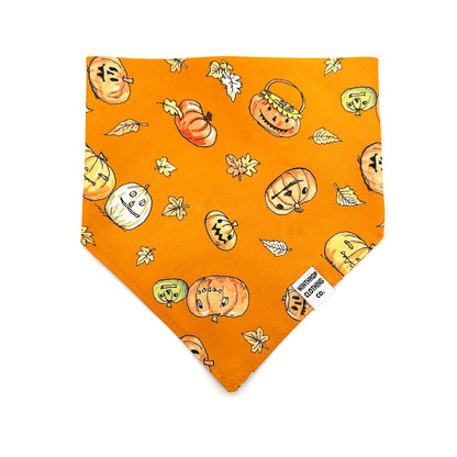 Halloween Pumpkin Dog Bandana