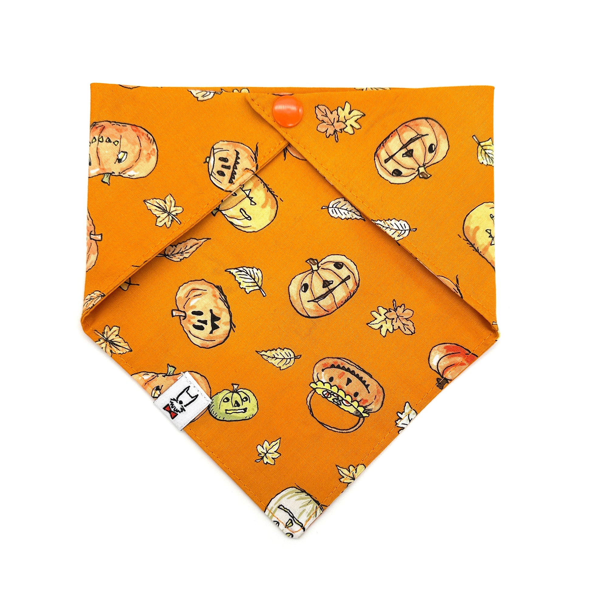 Halloween Pumpkin Dog Bandana