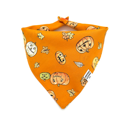 Halloween Pumpkin Dog Bandana