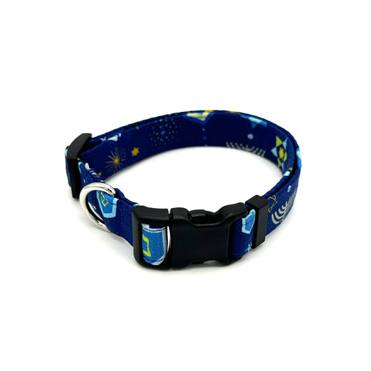 Hanukkah Dreidel Dog Collar
