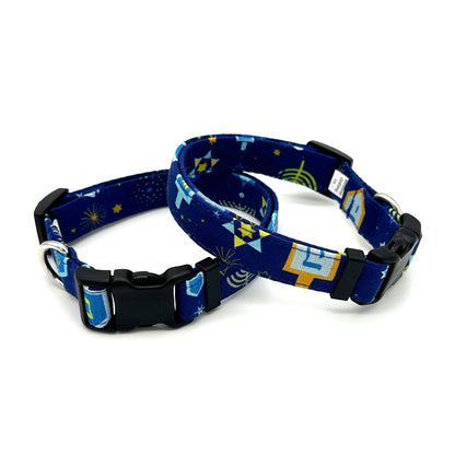 Hanukkah Dreidel Dog Collar