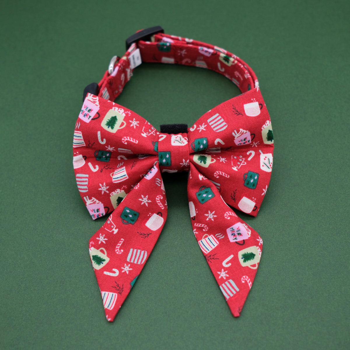 Holiday Mugs Sailor Dog Bow and Collar