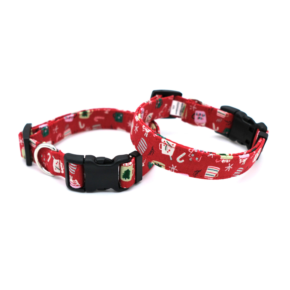 Holiday Mugs Dog Collar 