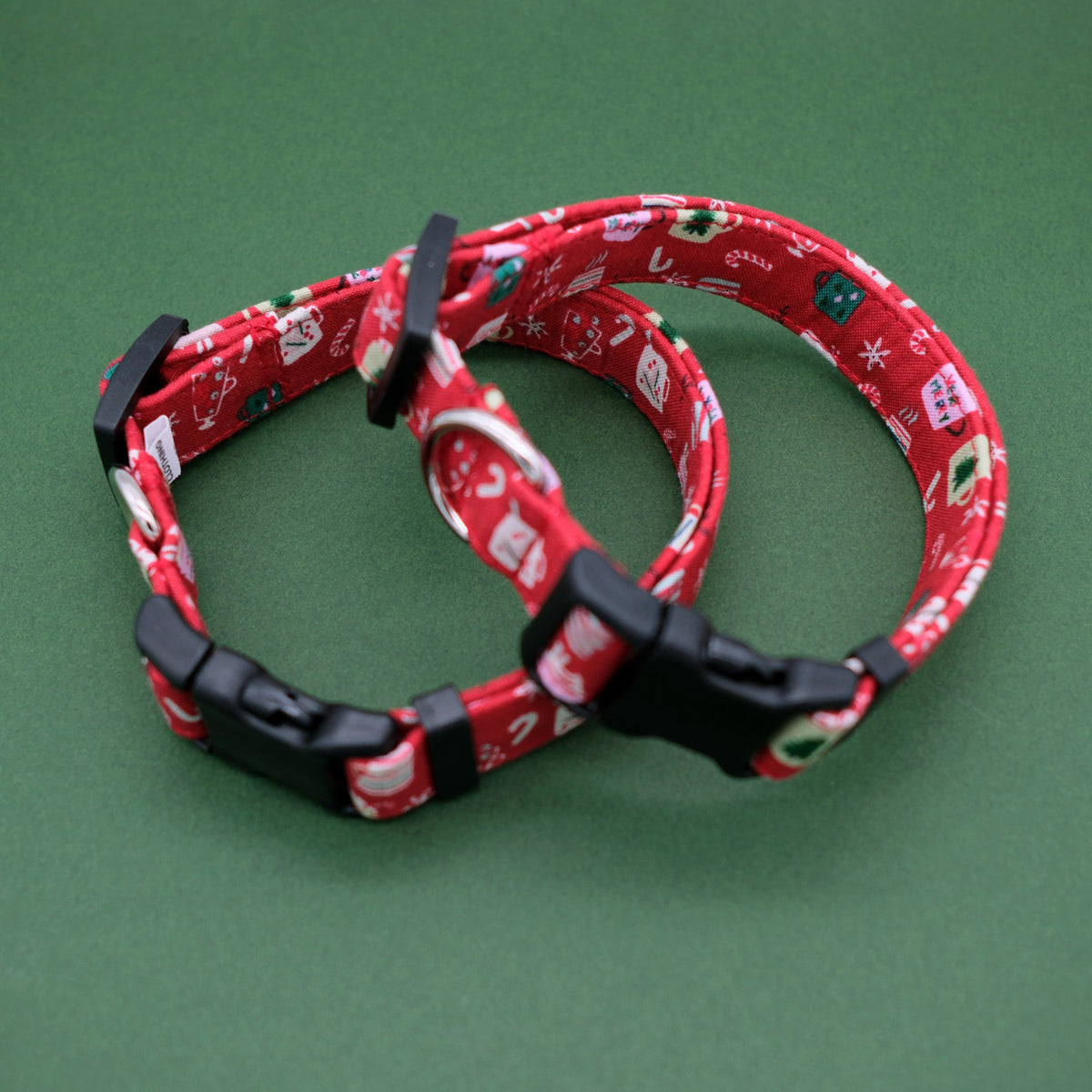 Holiday Mugs Dog Collar 