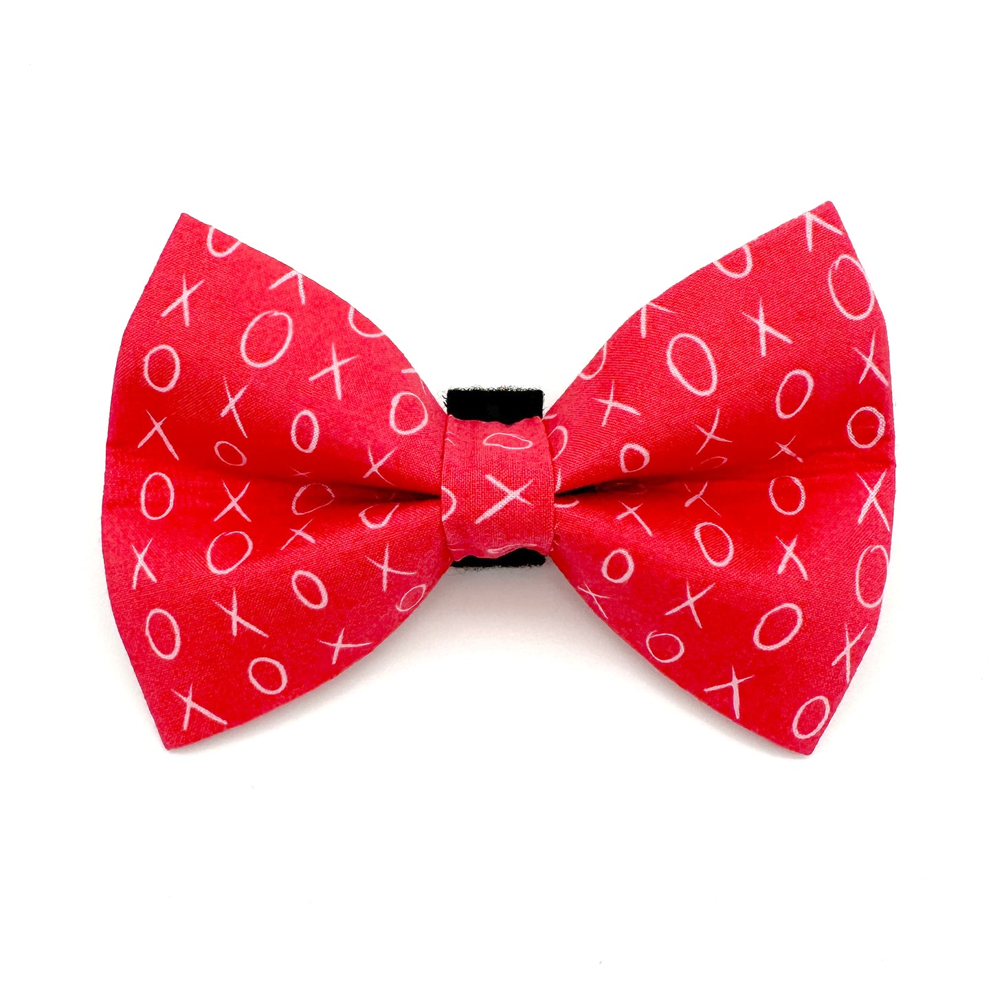 Hugs and Kisses Dog Bow Tie