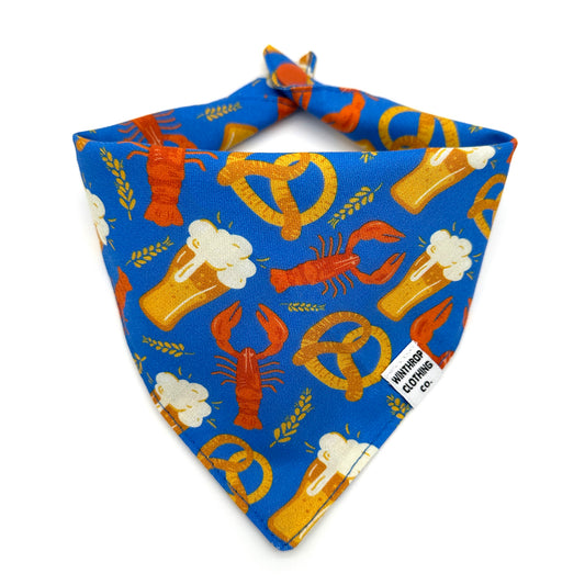 Lobsterfest Dog Bandana