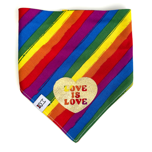 Love is Love Dog Bandana
