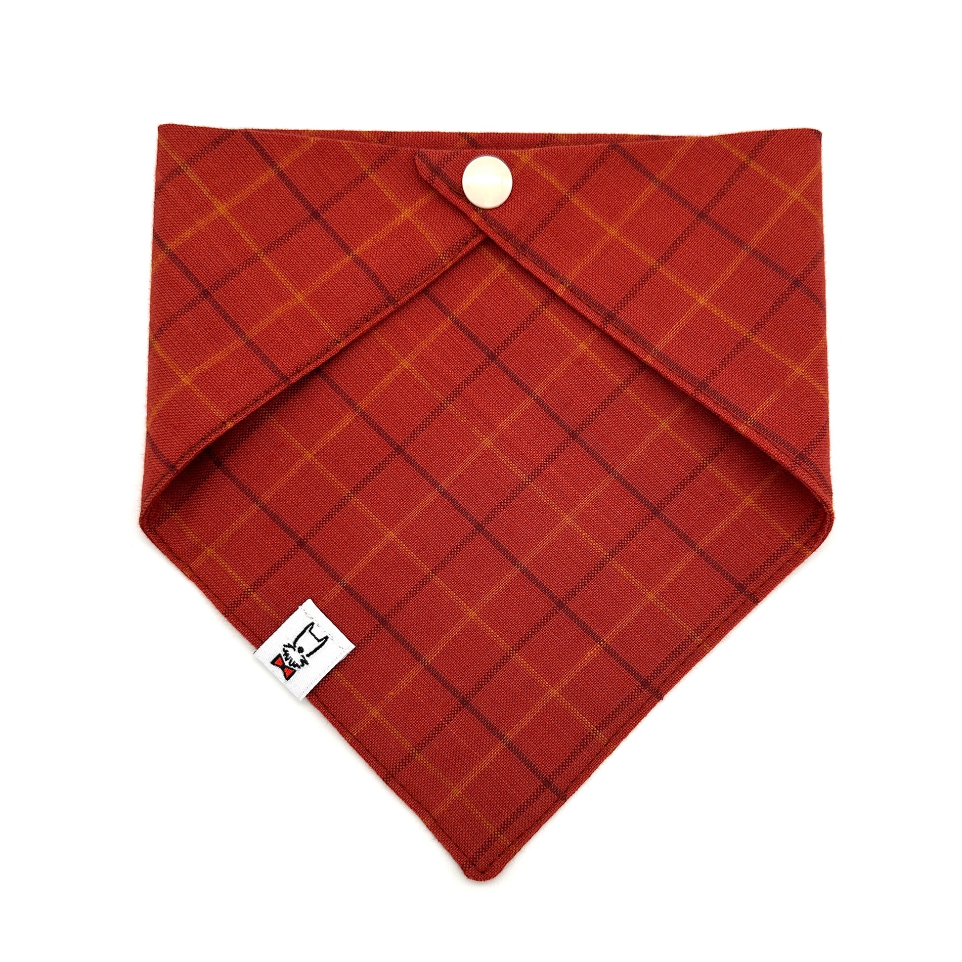Maple Plaid Dog Bandana