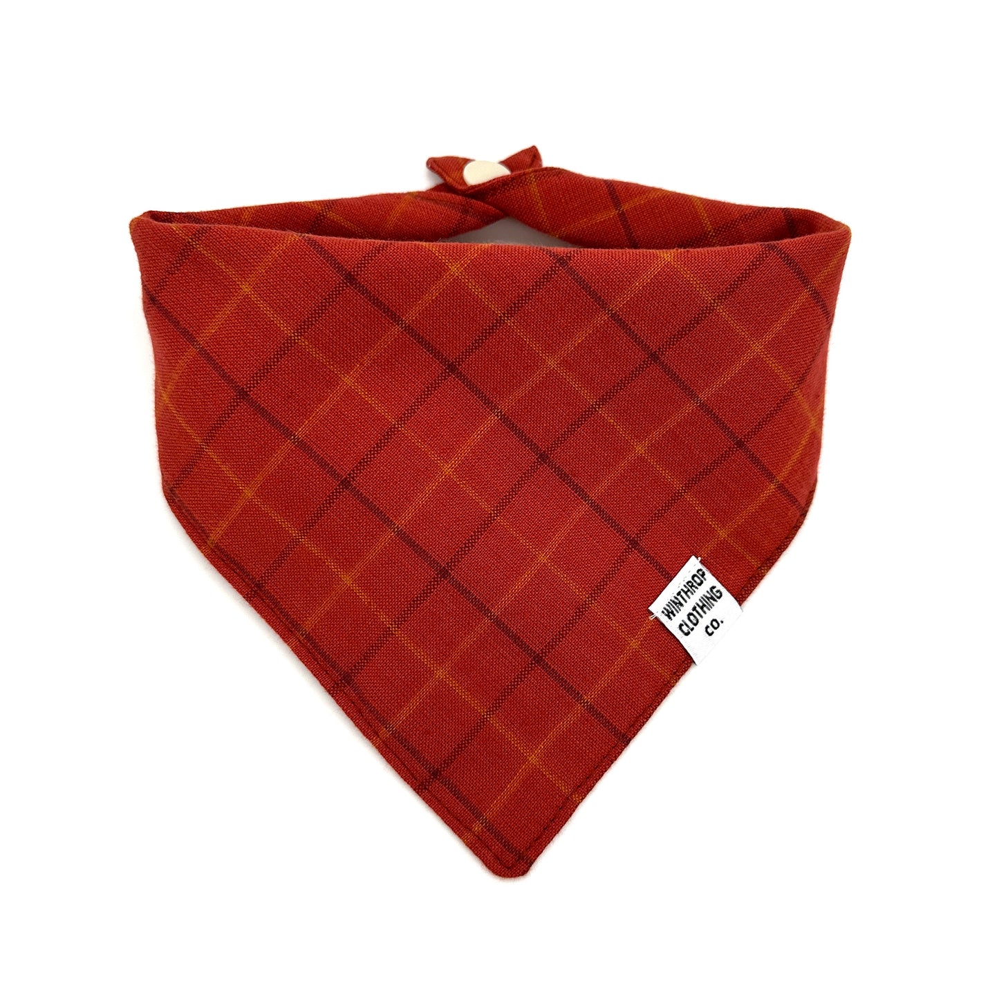 Maple Plaid Dog Bandana