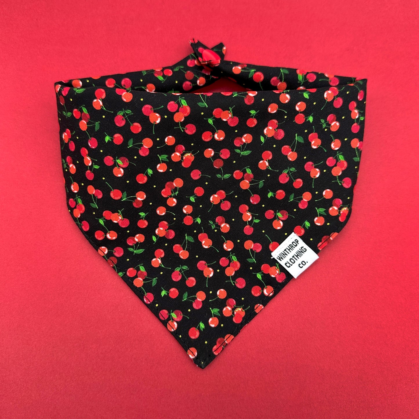 Mon Cheri Cherry Dog Bandana