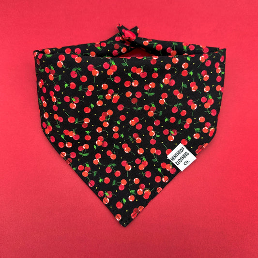 Mon Cheri Cherry Dog Bandana