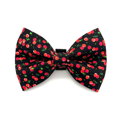 Mon Cheri Cherry Dog Bow Tie