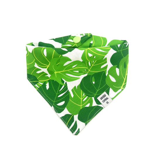 Monstera Dog Bandana