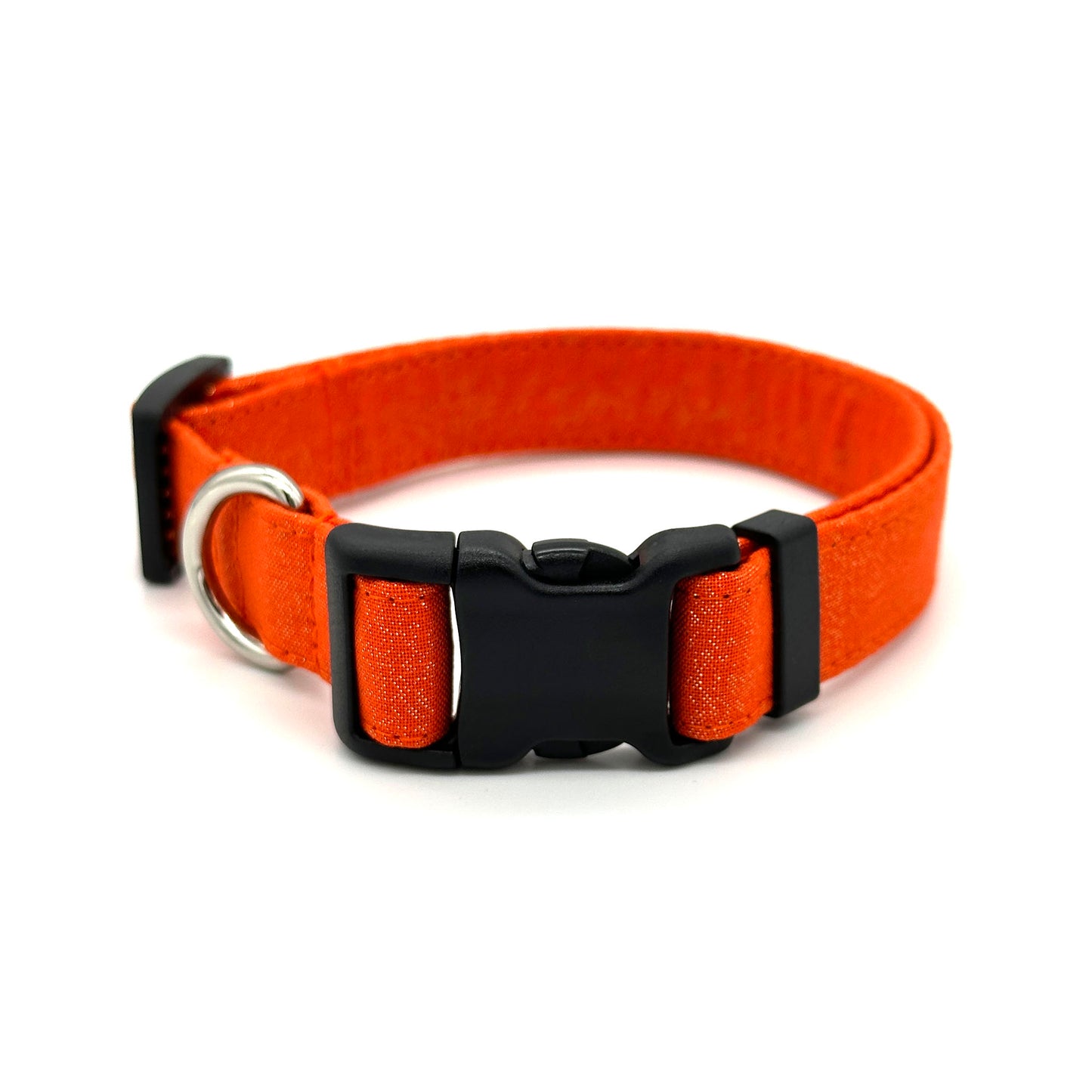 Glitter Orange Dog Collar 