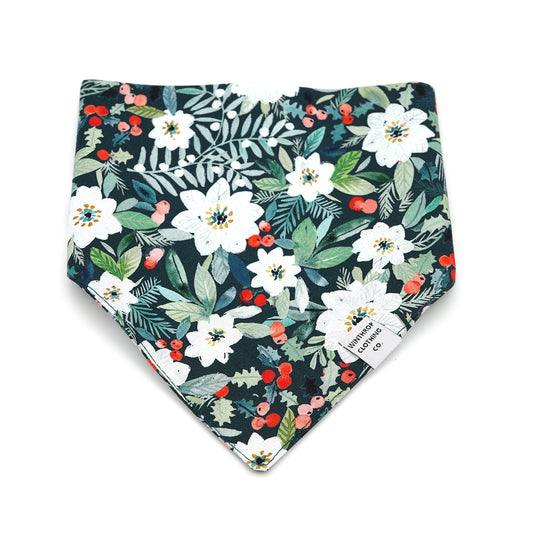 Poinsettia Dog Bandana 