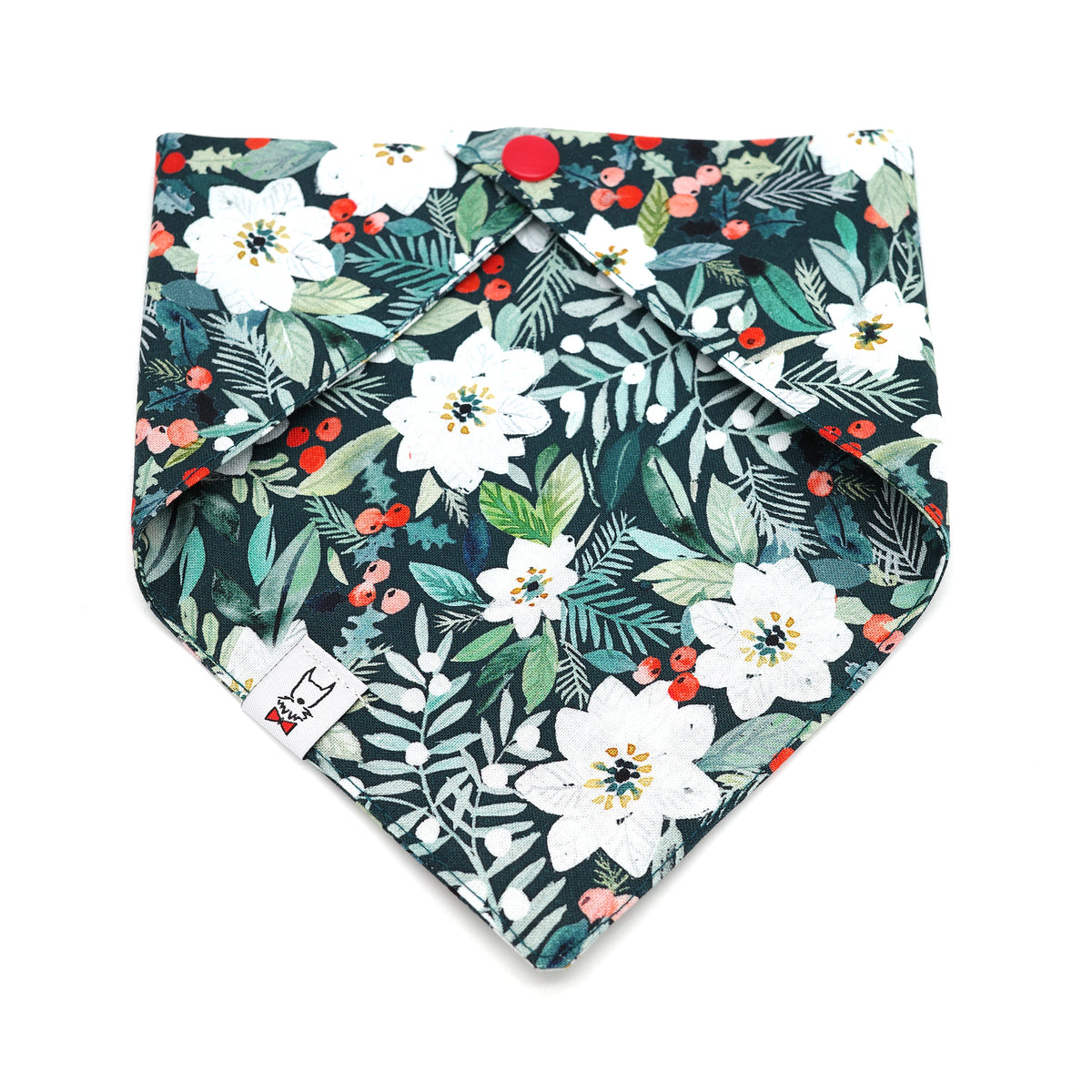 Poinsettia Dog Bandana 