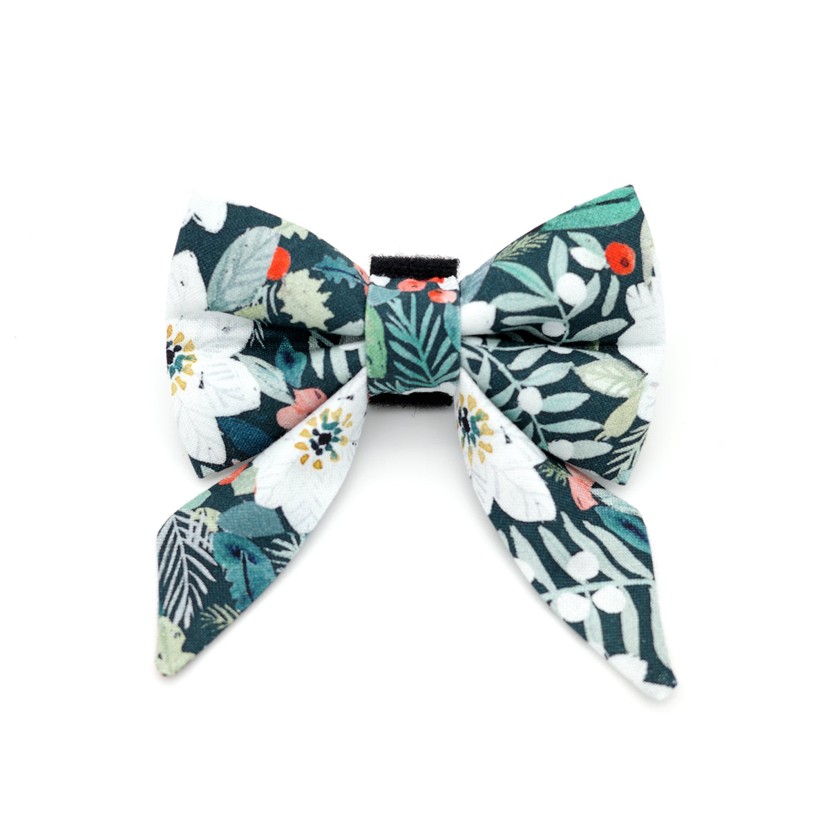 Poinsettia Sailor Dog Bow 