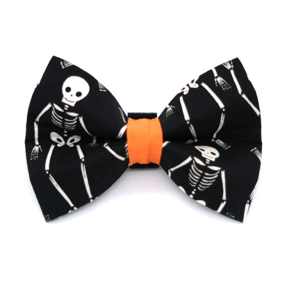Skeleton Dog Bow Tie