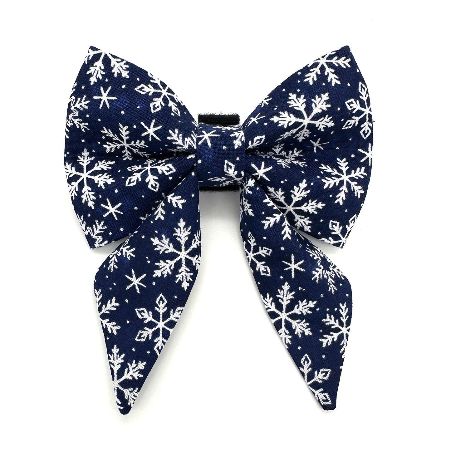 Snowflake Sailor Dog Bow