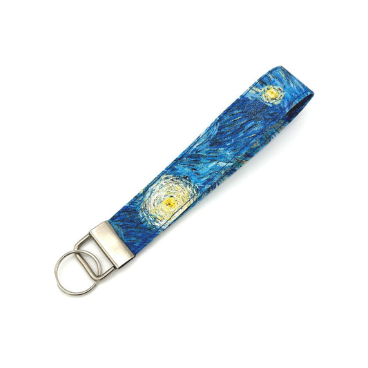 Starry Night Wristlet Keychain