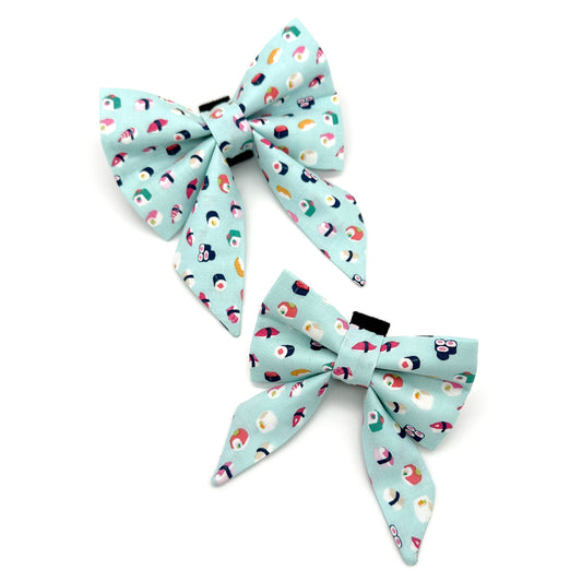 Sushi Sailor Dog Bow