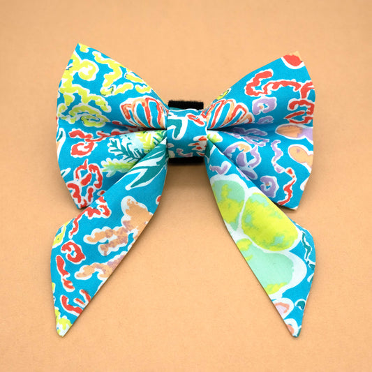 Tropical Breeze Sailor Dog Bow