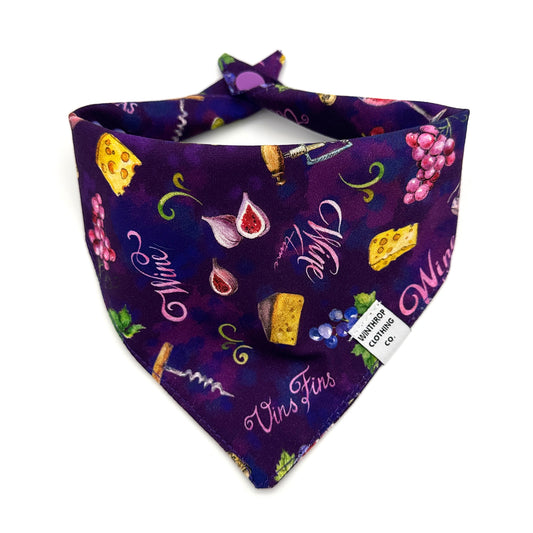 Vineyard Picnic Dog Bandana
