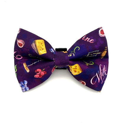 Vineyard Picnic Dog Bow Tie 