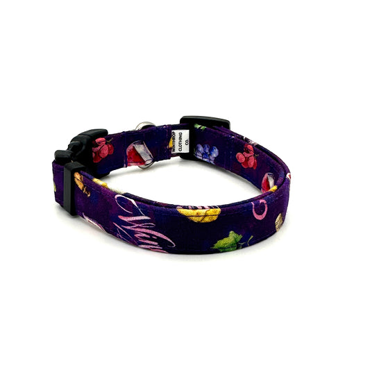 Vineyard Picnic Dog Collar 