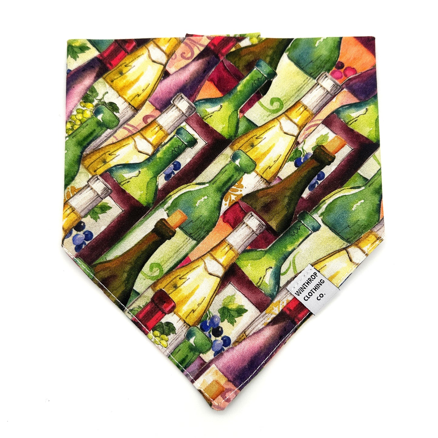 Wine Lover Dog Bandana