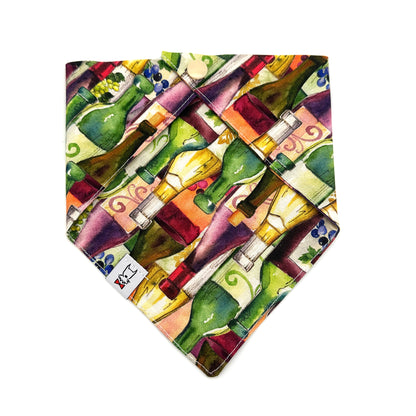 Wine Lover Dog Bandana